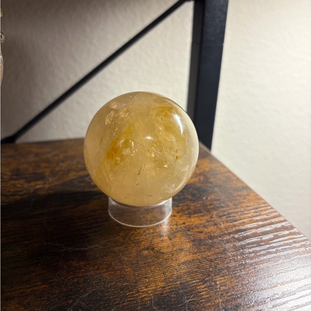 Golden Healer Crystal Sphere